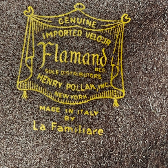 Vintage FLAMAND Velour Hat Floral Made Italy Chocolate Brown Netting 1930s Saks - Picture 3 of 9